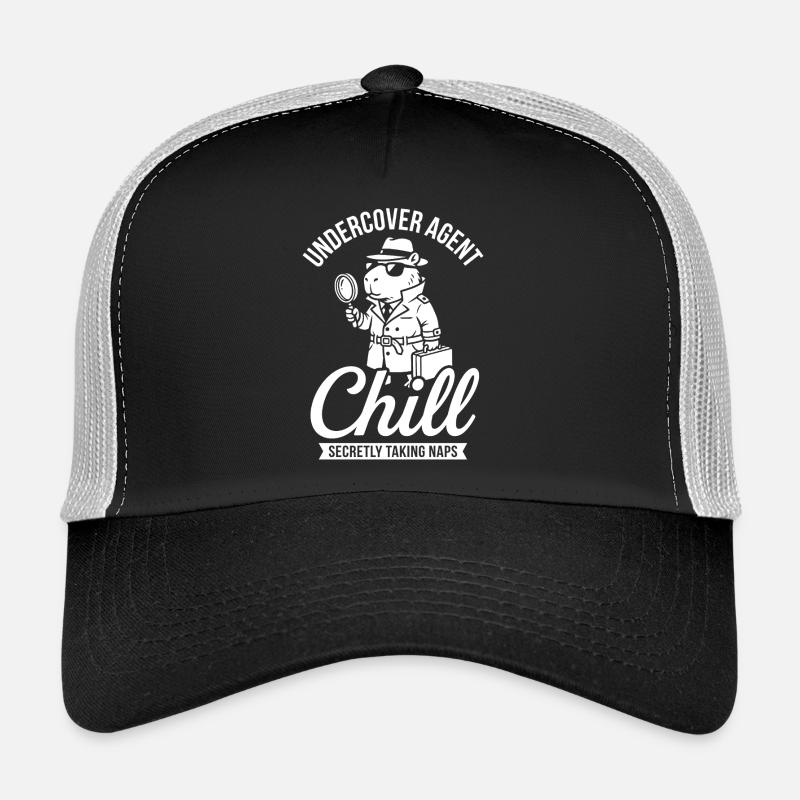 Agent infiltré Chill – Capybara Casquette trucker 