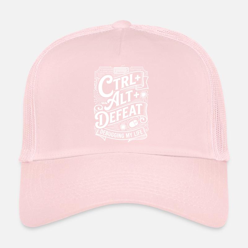 CTRL ALT DELETE Débogue Ma vie Casquette trucker 
