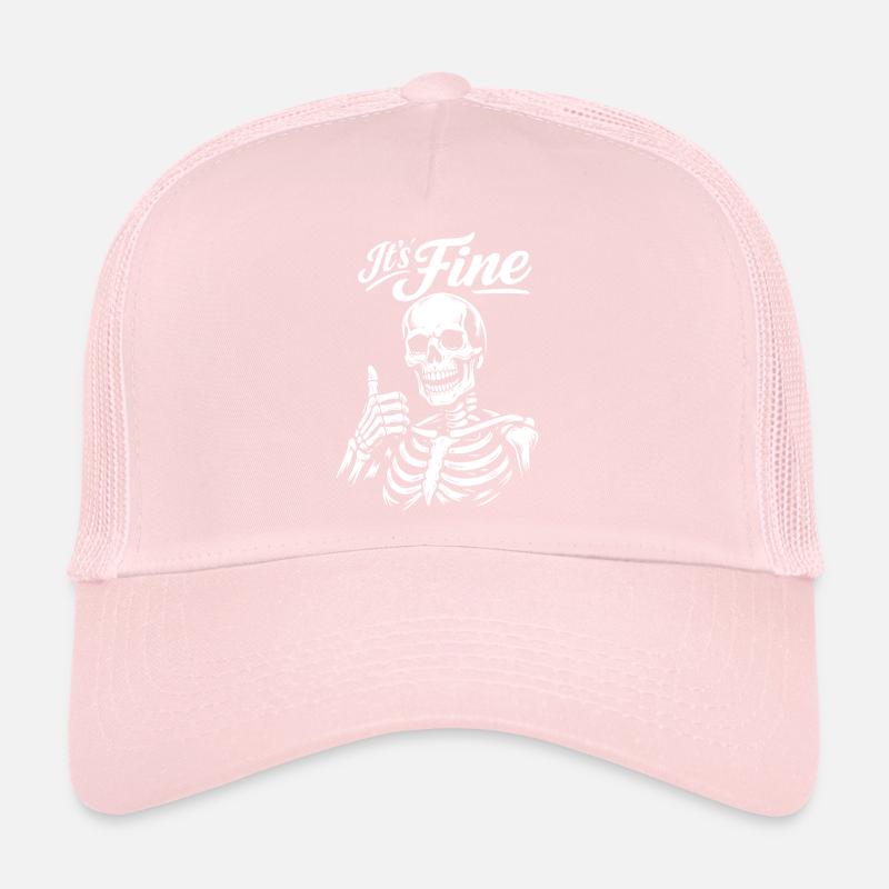 Sein feines Skelett Daumen hoch Trucker Cap