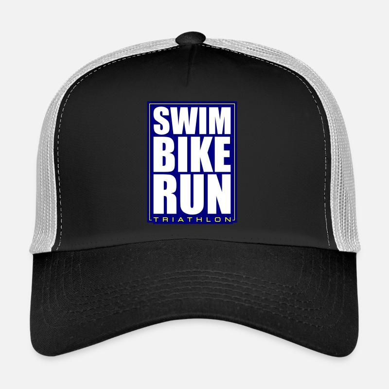 Triathlon Natation Course Cyclisme Casquette trucker 