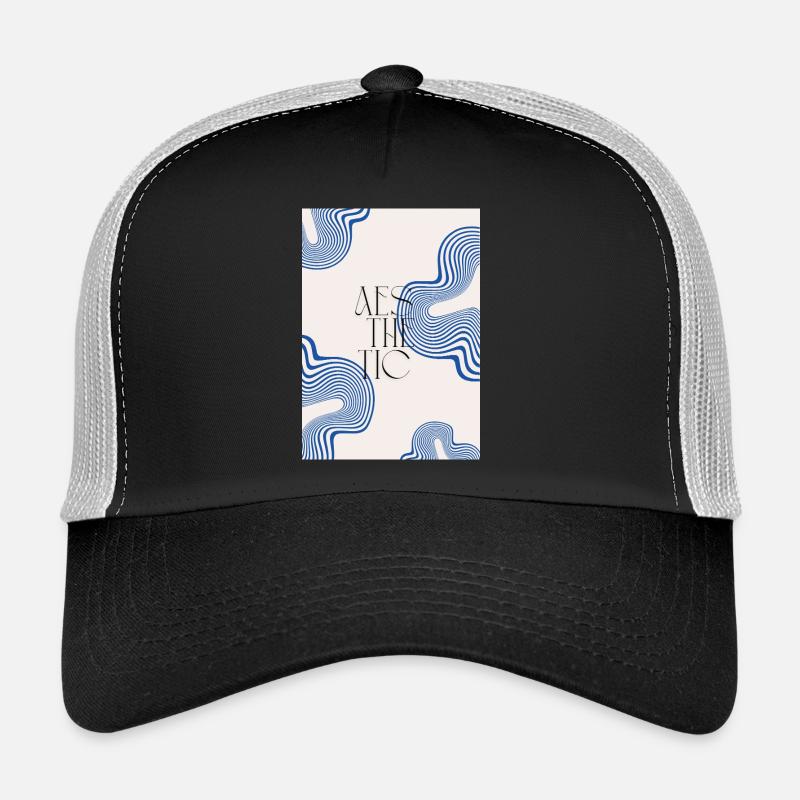 Ästhetisch - Trucker Cap - Schwarz/Steingrau