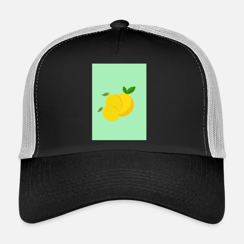 Lemons - Trucker Cap - black/stone grey