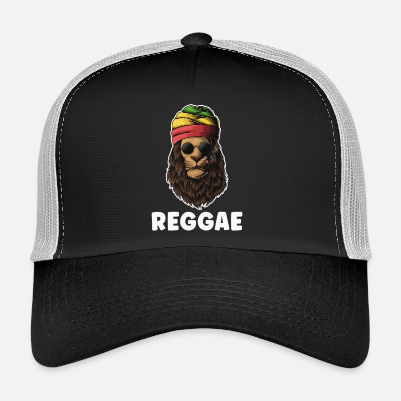 Rastafari Reggae Lion Trucker Cap