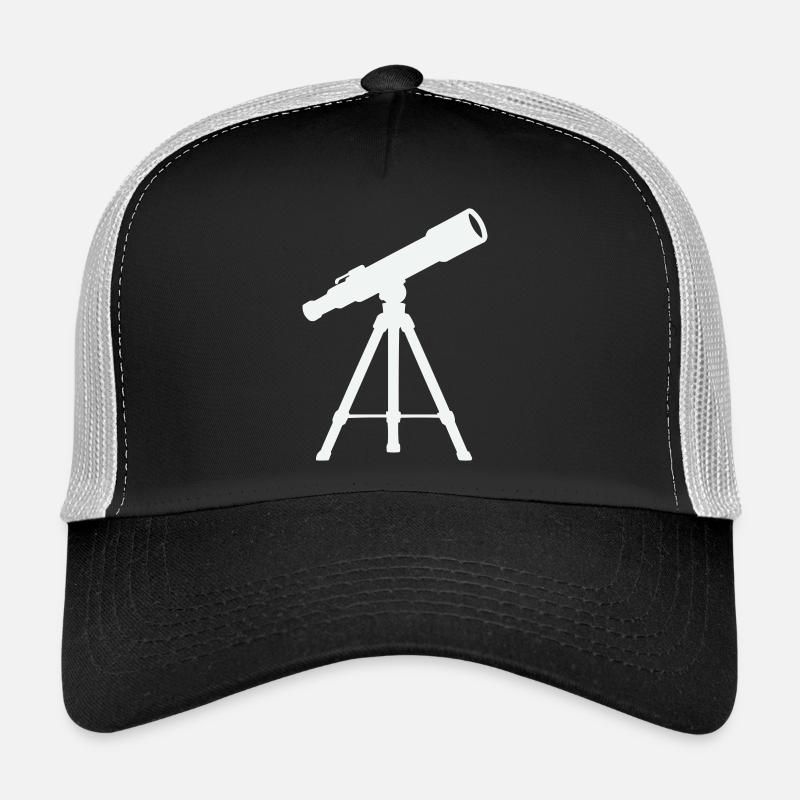 Télescope sur trépied – Nuit étoilée Casquette trucker 