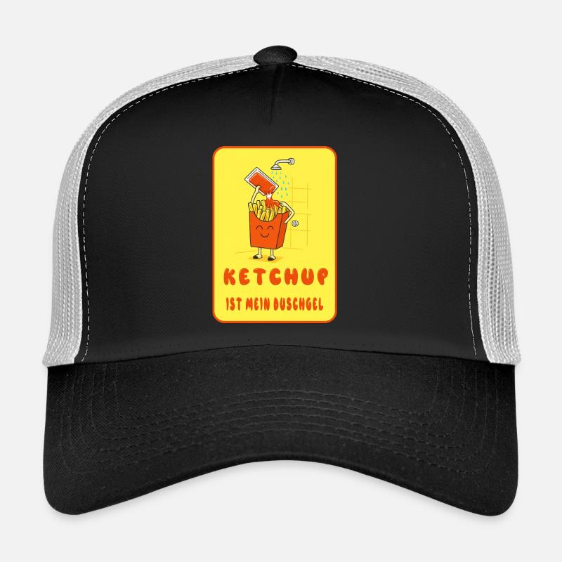 Le ketchup est mon gel douche Casquette trucker 
