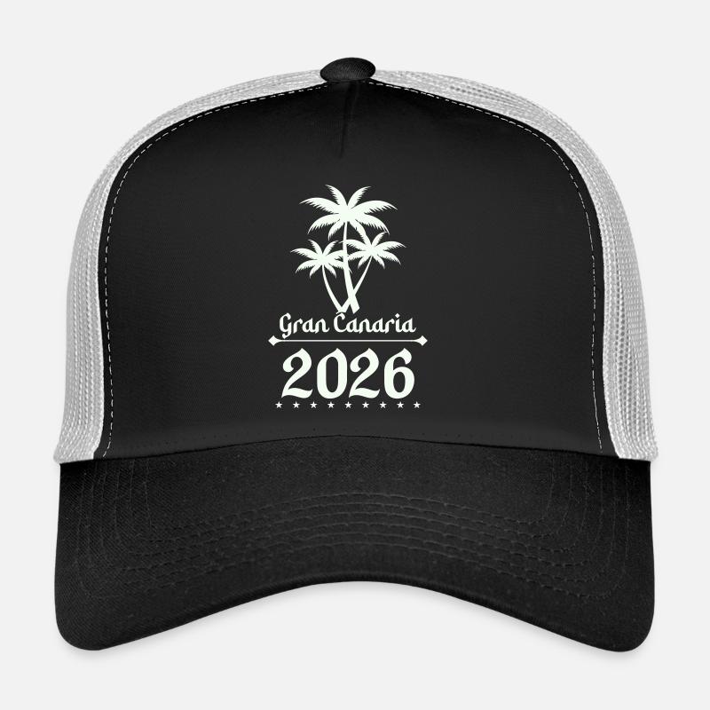 Logo du palmier de Gran Canaria 2026 Casquette trucker 
