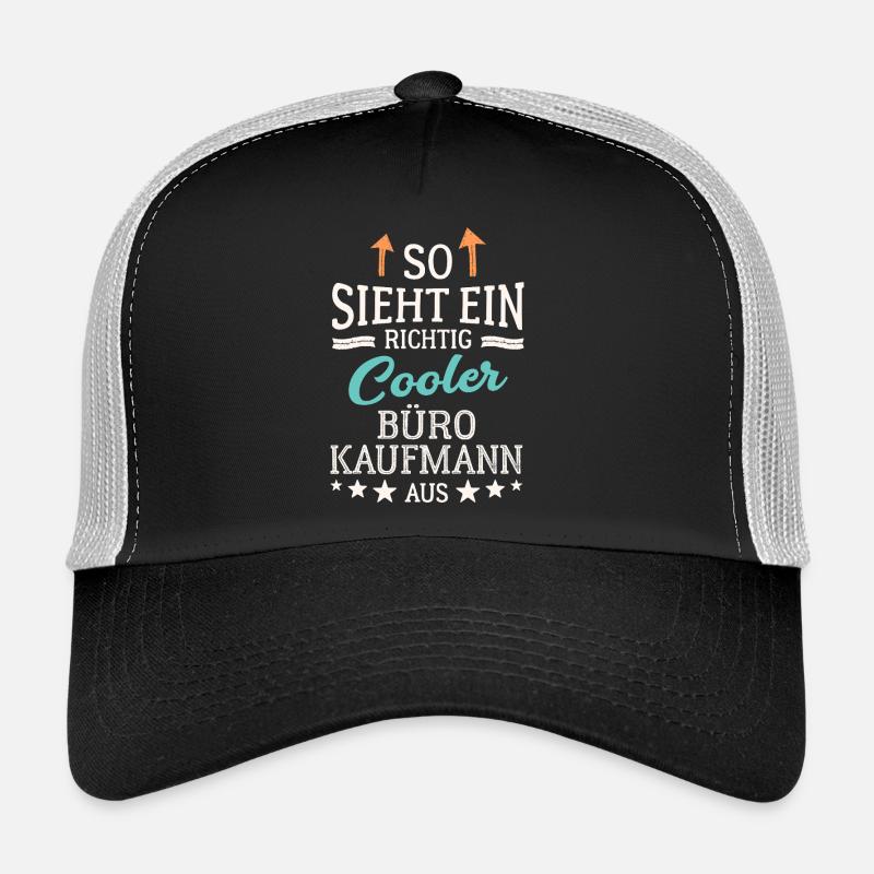 Employé de bureau sympa Commis de gestion de bureau Casquette trucker 