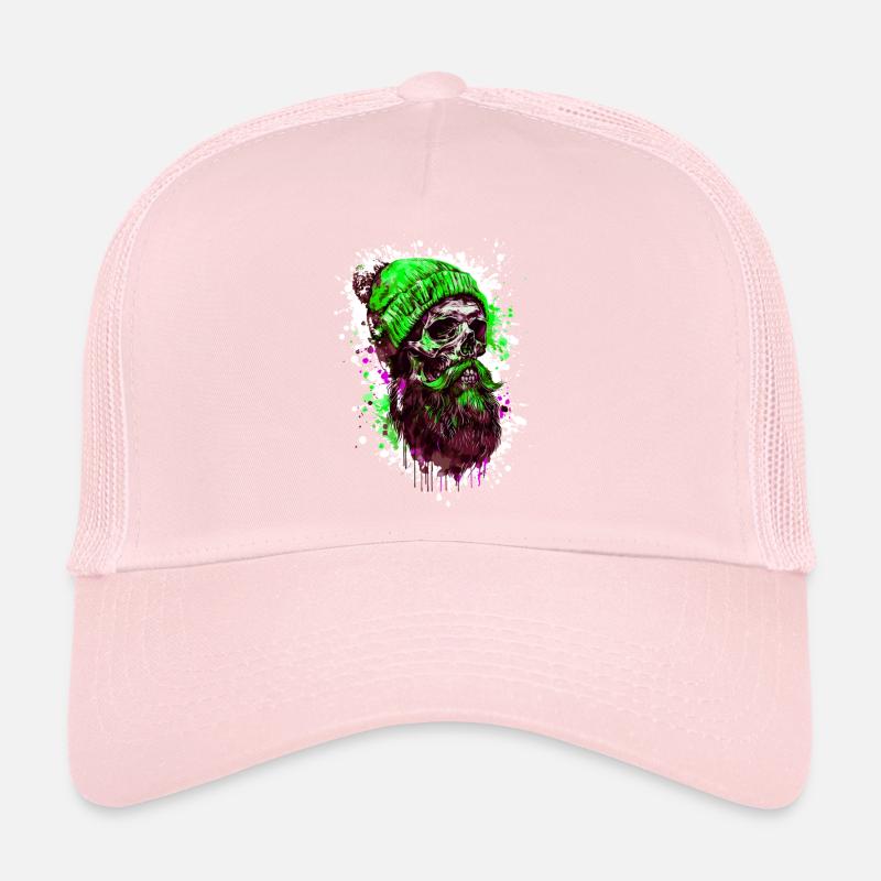 Crâne de bûcheron Casquette trucker 