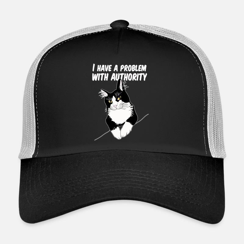 Le chat défie l’autorité Casquette trucker 