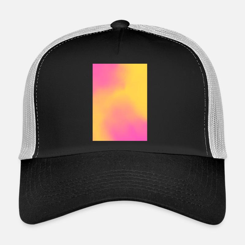 Gradient - yellow pink customizable Trucker Cap