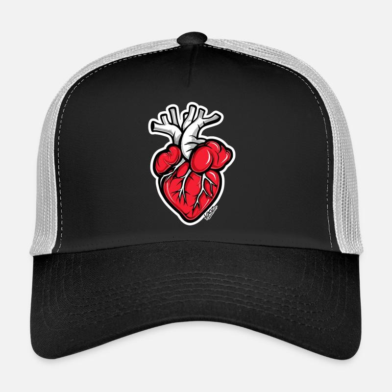 Cartoon Anatomisches Herz Trucker Cap