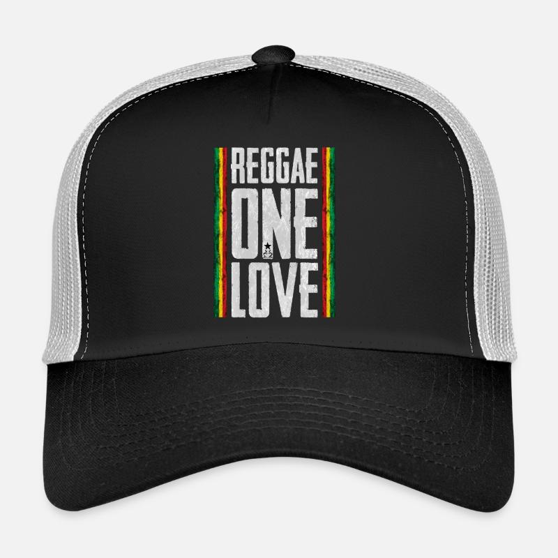Reggae One Love Design Casquette trucker 