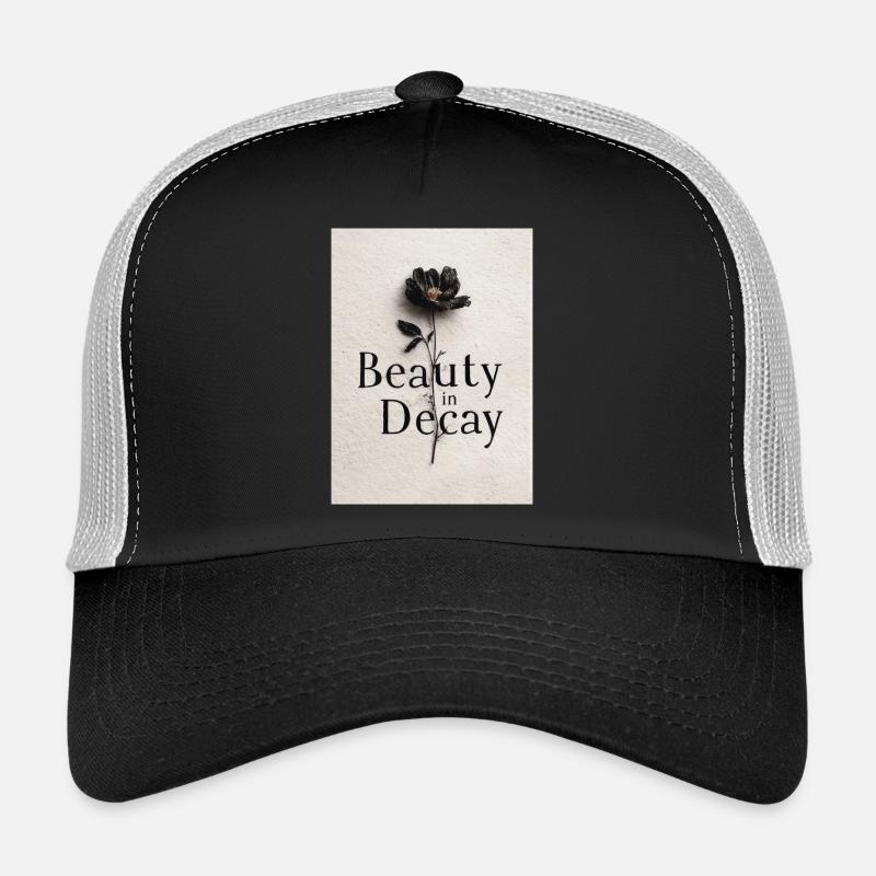 Beauty in Decay: Blume im Verfall Trucker Cap