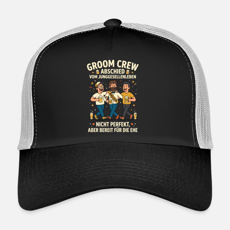 Groom Crew Abschied Junggesellenleben Trucker Cap