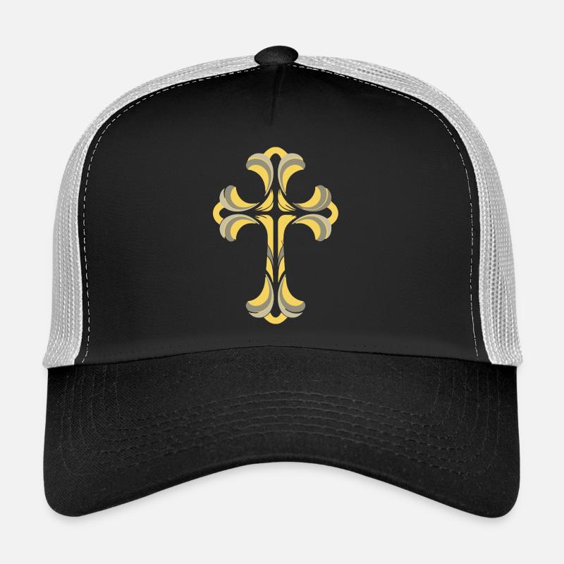 Motif de croix Casquette trucker 