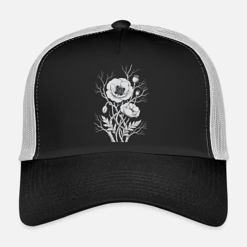 Mohnblumen Trucker Cap