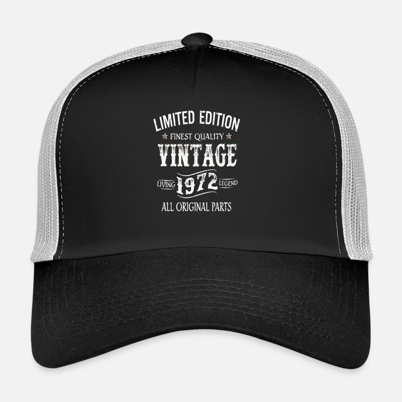 Édition limitée made in 1972 Vintage Original Casquette trucker 