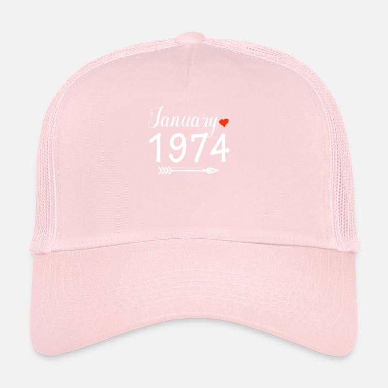 Janvier 1974 Casquette trucker 