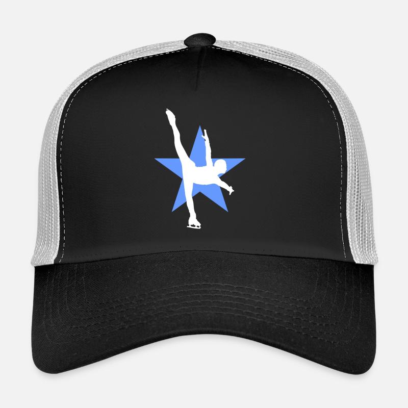 Eiskunstlauf Schlittschuhlauf Eis Figuren Tanz Trucker Cap
