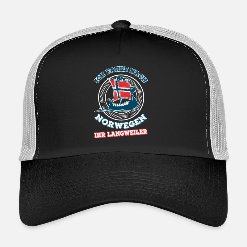 Design Langweiler Norwegen Schiff Trucker Cap