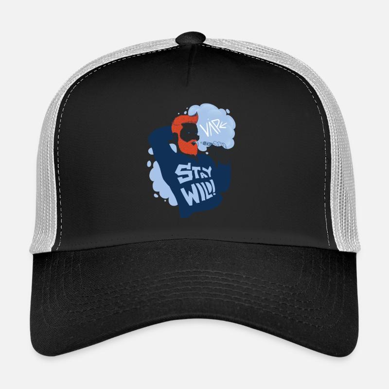 Vaperguy mit wildem Lifestyle Trucker Cap