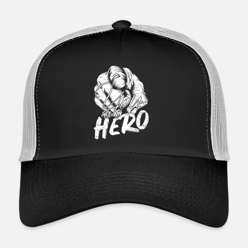 Tu es mon héros Casquette trucker 