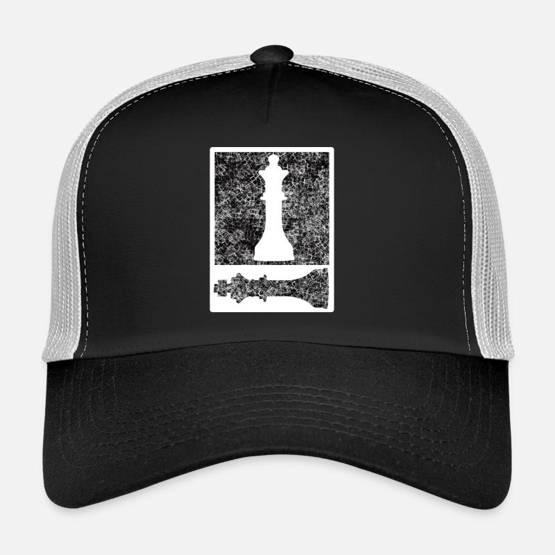 Checkmate Queen King Casquette trucker 