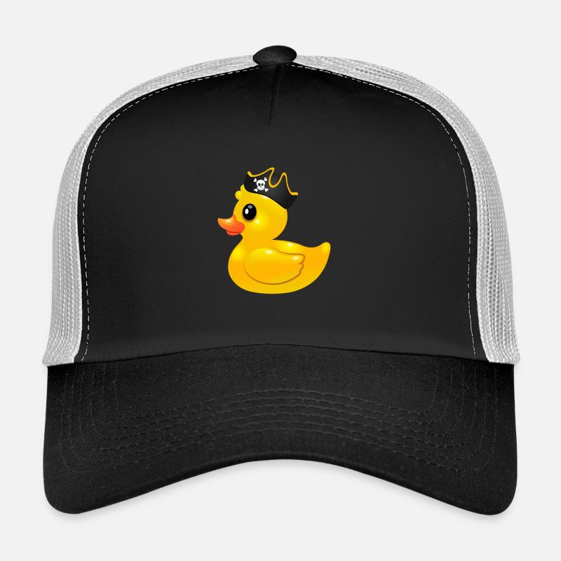 Rubber Duck Pirate - Rubber duck pirate - Trucker Cap - black/stone grey