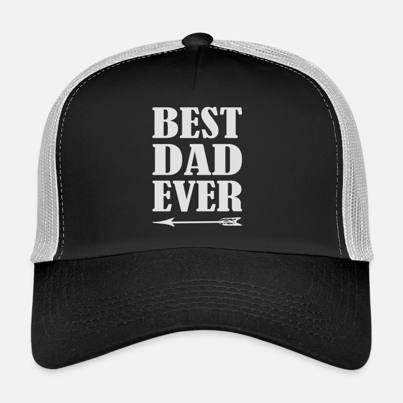 Best Dad Ever - Trucker Cap - Schwarz/Steingrau