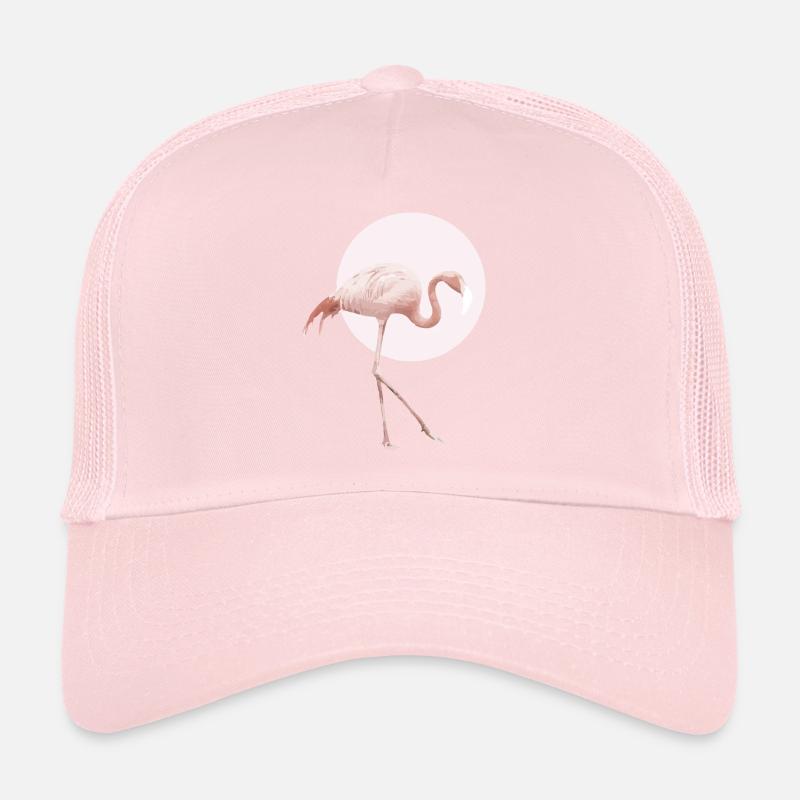 Flamant rose Casquette trucker 