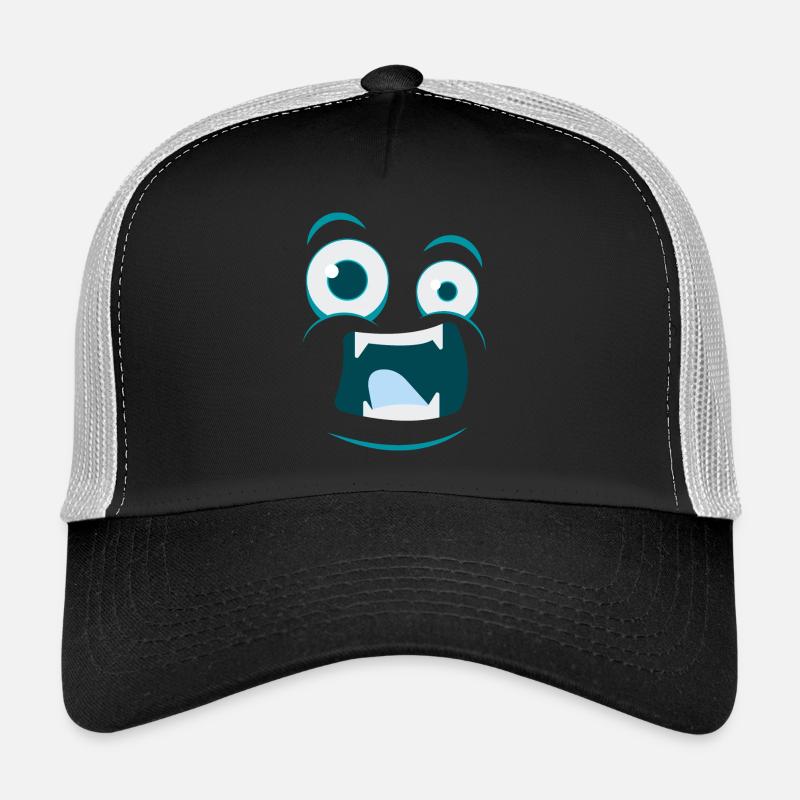 MONSTER lustiges Halloween Kostüm Geschenk Comic Trucker Cap