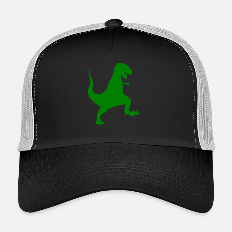 Dinosaurier: T REX - Trucker Cap - Schwarz/Steingrau