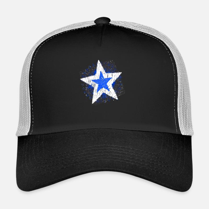 Big Star (Blanc / Bleu) Casquette trucker 