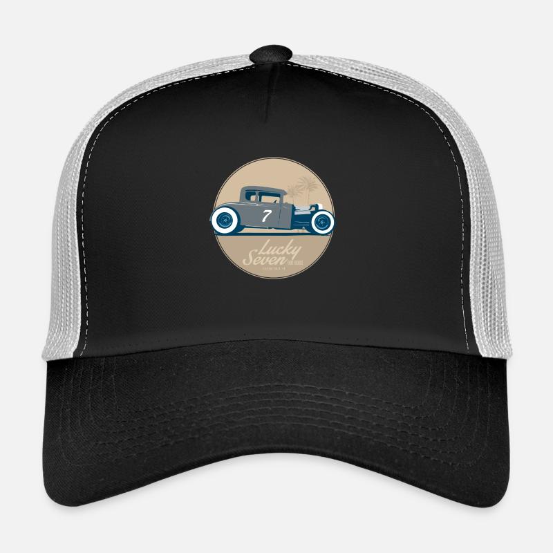 Hot Rod - Trucker Cap - black/stone grey