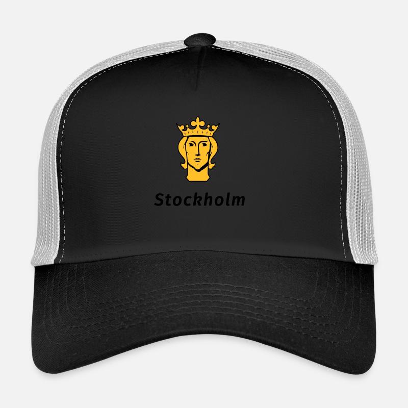 Stockholm - Trucker Cap - Schwarz/Steingrau