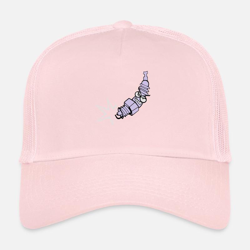 Spark plug with color changing function Trucker Cap
