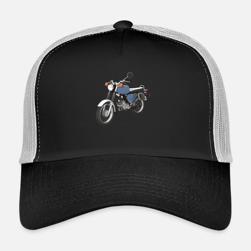S50 blau - Trucker Cap - Schwarz/Steingrau