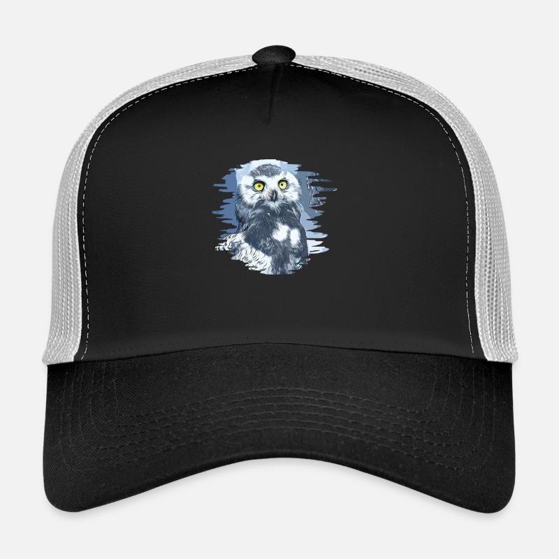 gxp snowy owl vector art Trucker Cap
