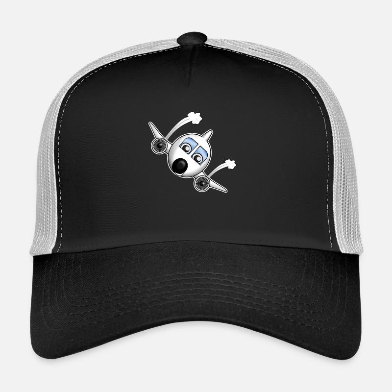 Avion avec visage Casquette trucker 