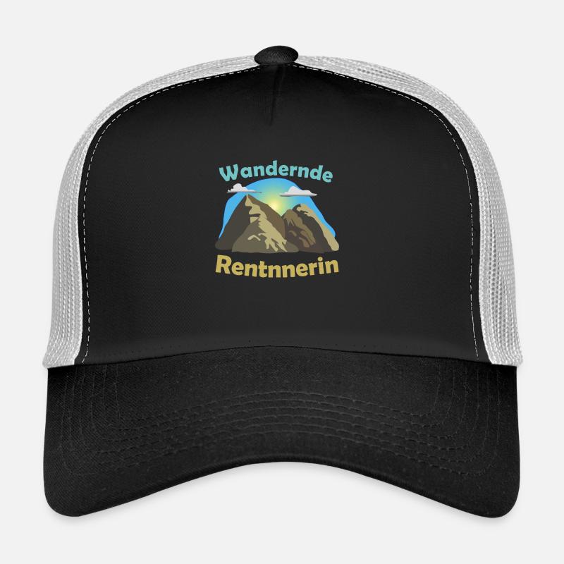 Wandernde Rentnerin | Wandern Trucker Cap