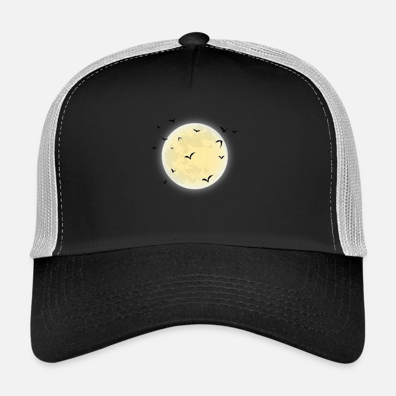 Lune d'halloween Casquette trucker 