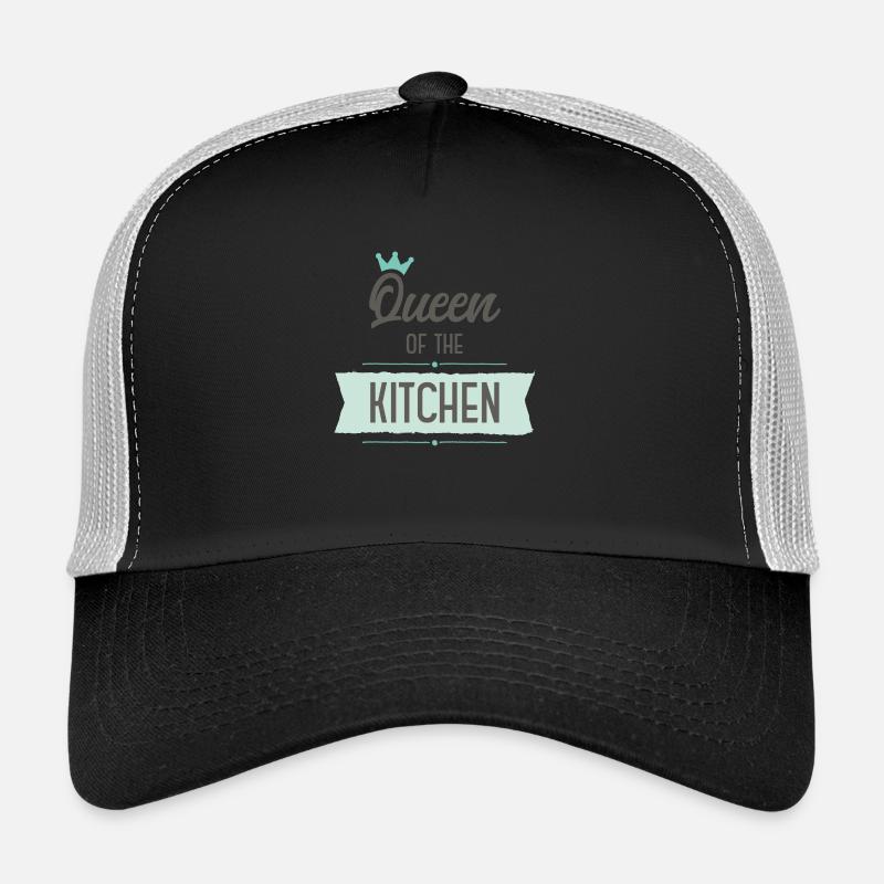 Köchin - Trucker Cap - Schwarz/Steingrau