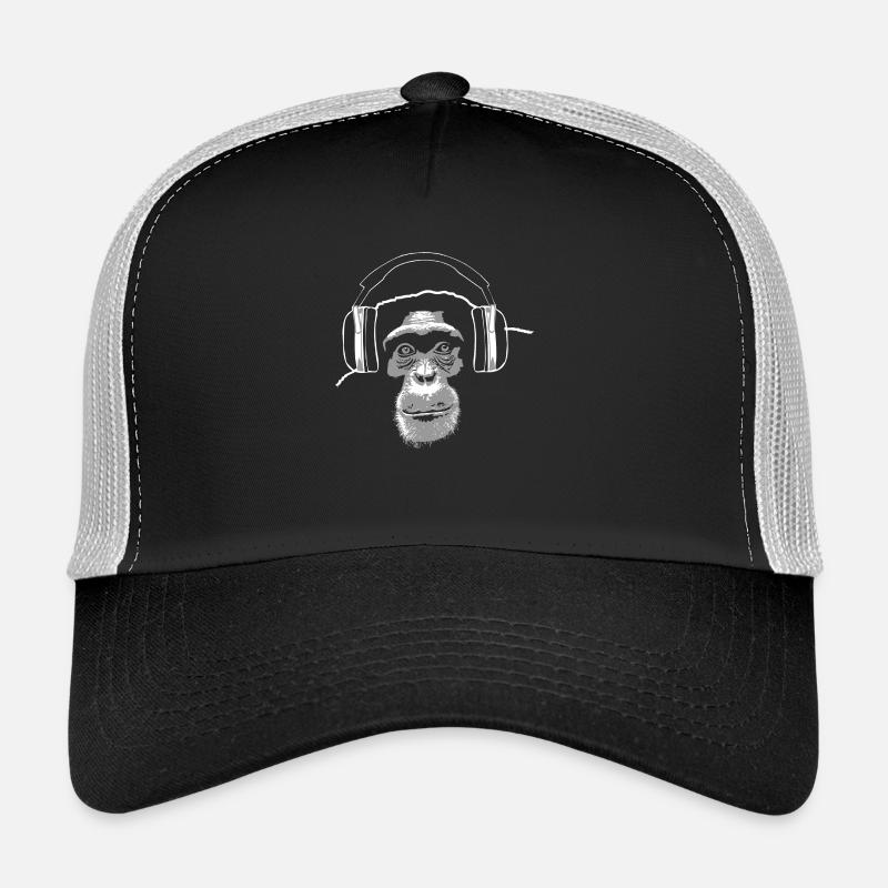 Schimpanse - Chimpanzee - Music - Trucker Cap - Schwarz/Steingrau