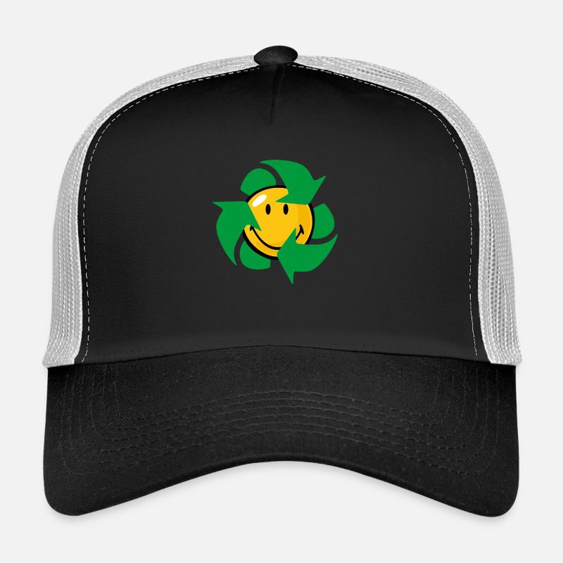 Smiley Recycle Casquette trucker 
