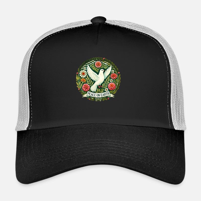 Friede auf Erden - Trucker Cap - Schwarz/Steingrau