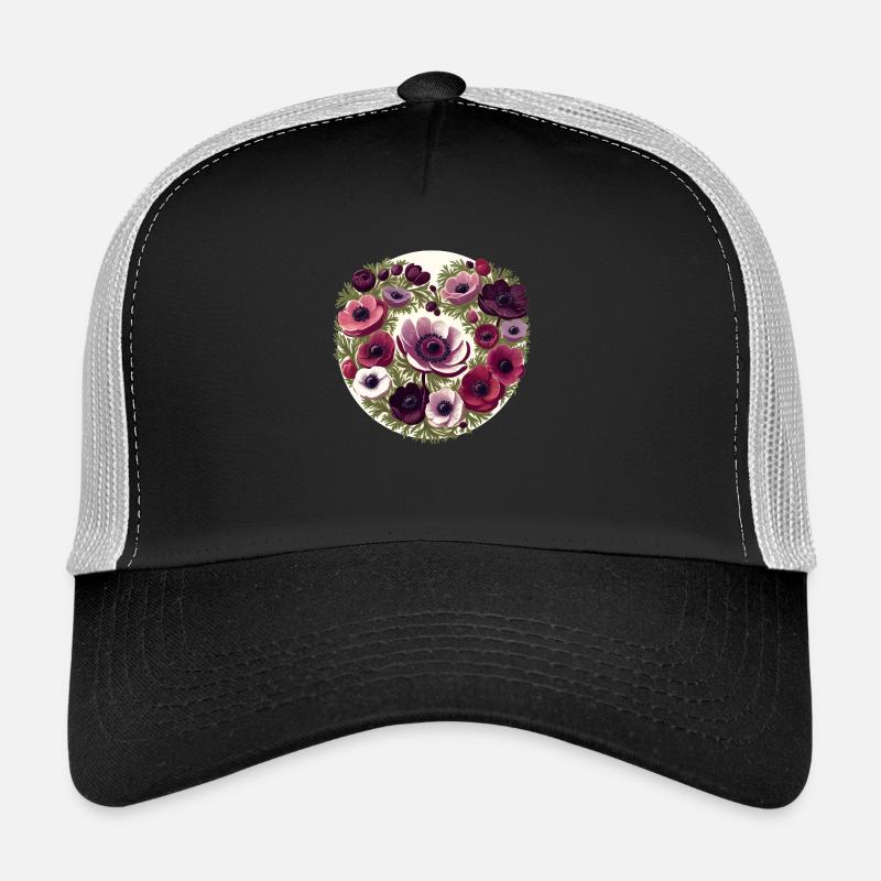 Anémone pourpre Casquette trucker 