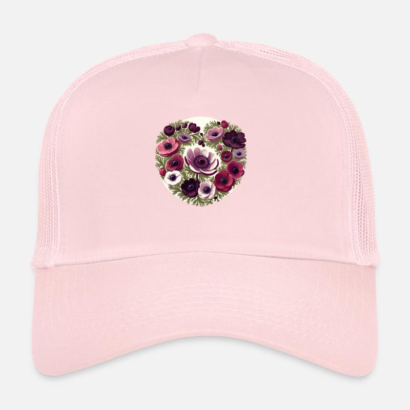 Anémone pourpre Casquette trucker 