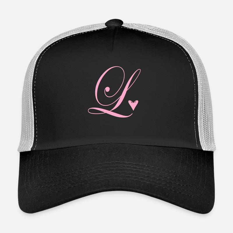Monogram L Heart Vine - Trucker Cap - black/stone grey