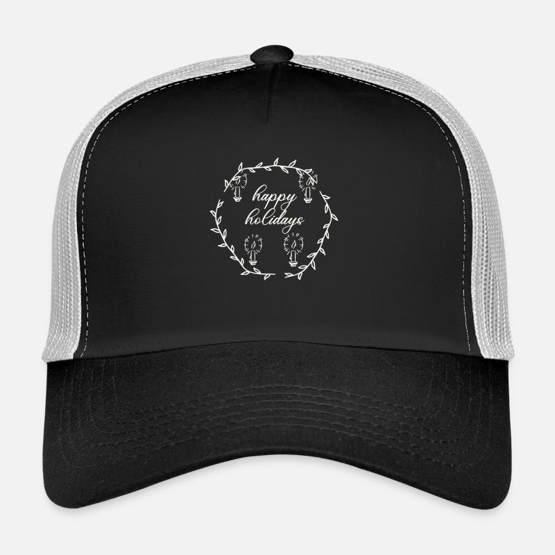 Advent Advetskranz Happy Holidays Trucker Cap