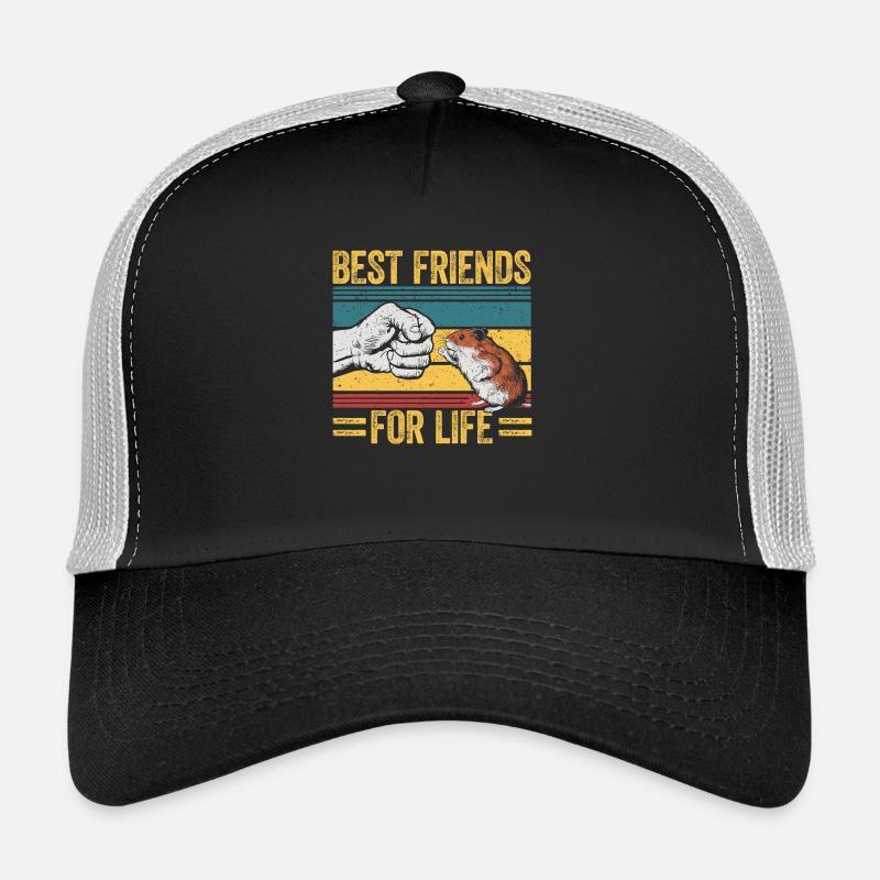 Amitié pour la vie avec les hamsters Casquette trucker 